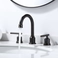 thumbnail image 2 of Wowow Two-Handle 8" Widespread Oil Rubbed Bronze Bathroom Faucet, 2 of 5