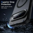 thumbnail image 4 of AQWAL-Magnetic Case for Google Pixel 9/9 Pro 2024, Compatible with MagSafe, Translucent Matte Back Shockproof Phone Cover (Black), 4 of 4