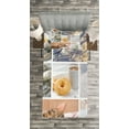 thumbnail image 3 of Ambesonne Winter Quilted Bedspread Set 2 Pcs, Snow Cat Coffee Donuts, Twin Size, Multicolor, 3 of 3