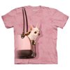 Pink 100% Cotton Handbag Chihuahua Graphic T-Shirt NEW