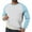 33# Light Gray, variant on Fshiont Men's Warm Crewneck Sweatshirt Sherpa Fleece Lined Sweatshirts Winter Thermal Heavyweight Fuzzy Soft Pullover Tops with Pocket Turquoise S