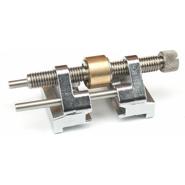 Guía de Afilado - Acero Inoxidable - Sujeción Lateral - Ángulo Fijo - Con Rodillo de Latón para Formones de Madera, Cuchillas de Cepillo, Formón Plano - Ancho Entre 0,5 y 8,2 cm