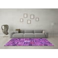 thumbnail image 3 of Ahgly Company Indoor Rectangle Persian Purple Traditional Area Rugs, 8' x 12', 3 of 4