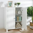 thumbnail image 6 of SONGMY Bathroom Floor Cabinet, White Freestanding with Adjustable Shelves, 6 of 10