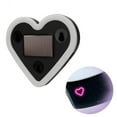 thumbnail image 2 of Solar-Powered Heart Car LED Glow Light, Multiple Lighting Modes, Suction Mount, Type-C Charging Interior Decor Panel,Pink, 2 of 3