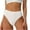 Gray, variant on Womens Cotton Seamless Underwear High Cut Bikini Panties High Waist Full Coverage Briefs Soft Stretch Underpants Cheeky Underwear