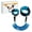 Blue, variant on DISEN Anti Lost Wrist Link Safety Wrist Link for Toddlers, Babies & Kids