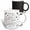 Multicolor, variant on 3drose, Words of Strength and Energy Positive Grey Text on White Background, 11oz Mug