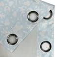 thumbnail image 5 of Ambesonne Cartoon Grommet Curtain, Hearts Teddy Bears Clothes, 50" x 63", Pale Blue and White, 5 of 6