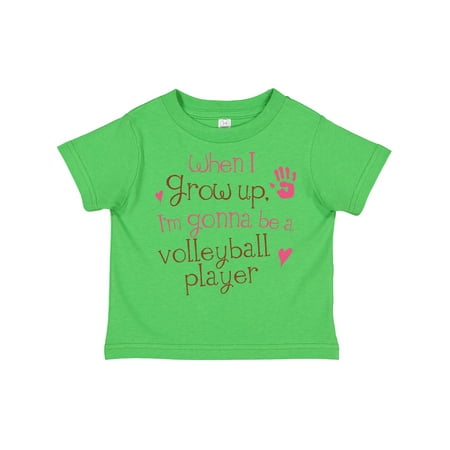 

Inktastic Kids Volleyball Player Gift Toddler Toddler Girl T-Shirt