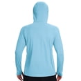 thumbnail image 2 of TRYSIL Men's Athletic Hooded UPF 50+ Sun Protection Long Sleeve Fishing Running Rash Guards Shirts, 2 of 6