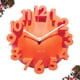 thumbnail image 4 of Reloj de pared digital creativo, decorativo para el hogar, silencioso, para sala de estar (naranja sin batería)., 4 of 5