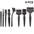 thumbnail image 2 of Cepillos antiestáticos 8 en 1, kit de cepillo de limpieza de teclado de nailon con mango de plástico portátil para computadora y espacios pequeños dontodent Kuyhfg Sin marca, 2 of 5