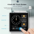 thumbnail image 4 of Panel de Interruptor de Pantalla Táctil Tuya T3E, Interruptor de Luz de Pared con Pulsador Zigbee para Panel de Control Inteligente de la UE, Color Negro, 4 of 10