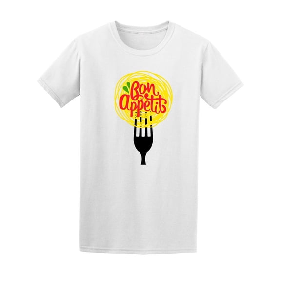 Bon Appetit Food Lovers Quote Tee Men's -Image by Shutterstock