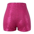 thumbnail image 7 of Sequined Rave Shorts Women's High Waist Casual Loose A Line Shorts Glitter Clubwear Night Out Shorts Womens Jean Shorts plus Size Baggy Shorts Women Pajamas Shorts for Women Womens 2 in 1 Running, 7 of 7