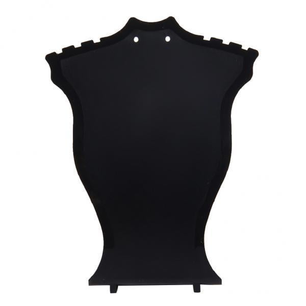 Soporte de joyería de Cadena de Collar de Plástico Yuyangstore Negro
