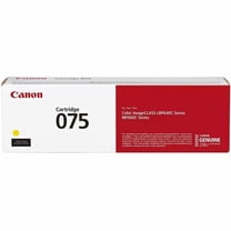 Canon 075 Original Laser Toner Cartridge, Yellow Pack