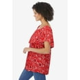 thumbnail image 3 of Woman Within Plus Size Ruffle Tee, 3 of 6