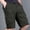 Army Green, variant on WIZUTIZ Men's Cargo Shorts Solid Color Multi-Pocket Drawstring Elastic Waist Cropped Breathable Lightweight Summer Casual Comfy Active Work Shorts