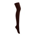 thumbnail image 1 of ZAXARRA Female Knitted Stocking Solid Color Thigh High Socks Long Tube Socks, 1 of 7