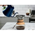 thumbnail image 3 of Kook Stovetop Gooseneck Kettle with Thermometer, 27 Oz, Navy Blue, 3 of 3