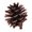 6-7cm, variant on Christmas Natural Pine Cone Ornament, Wooden Christmas Tree Hanging Decoration, Holiday Wreath Decor Cones for Festive Decor