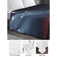 thumbnail image 5 of King Size Flat Sheet Only, Basketball Court Soft Brushed Microfiber Bed Sheets, Indoor Sports Field Scene Modern Hotel Quality Breathable Bedding Top Sheet, Easy Care, 105"x98", 5 of 9