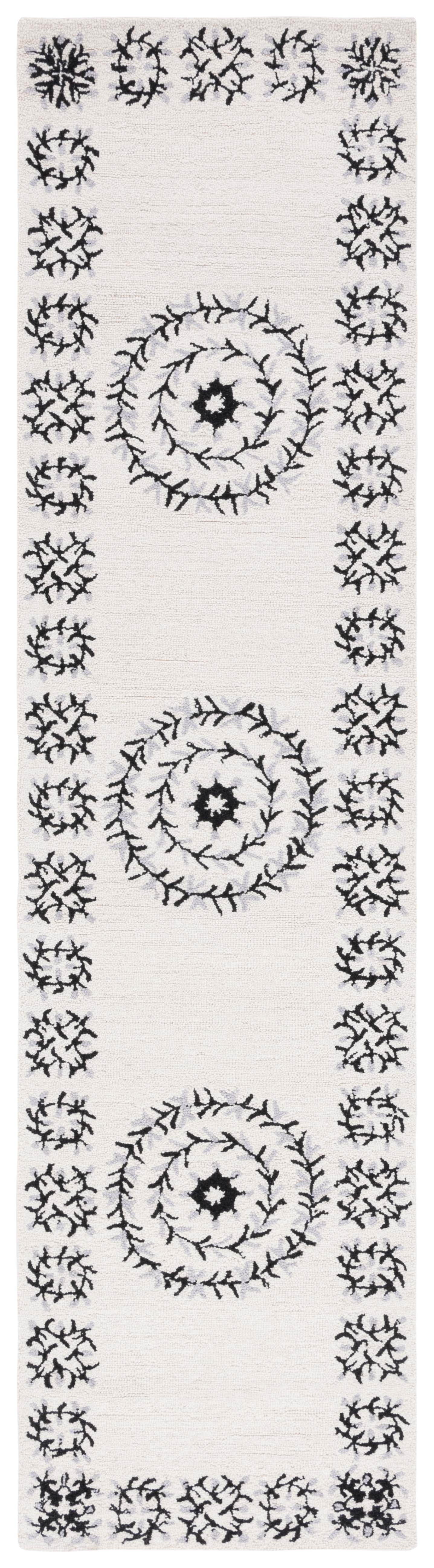 Safavieh Empire Janetta Medallion Runner Rug, Ivory/Black, 2'3" x 9'