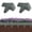 Gray, variant on Plastic Garden Edging Kits-No-Digging- Decorative Flower Bed Fences for Landscaping,30 Pieces of Black Interlocking Lawn Stakes(25ft Length)
