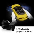 thumbnail image 3 of Gwong Autos 2pcs Angel Angel Light Impermeable Largo Servicio Life 8-36V Proyector de sombra Cortesía Step Light for Car Gwong 24015207, 3 of 6