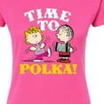 thumbnail image 3 of Peanuts - Time To Polka - Juniors Fitted Graphic T-Shirt, 3 of 6