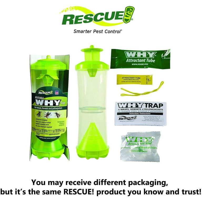 RESCUE! WHY Refill Attractant for Wasps, Hornets, & Yellowjackets