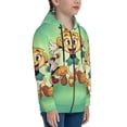 thumbnail image 3 of Cartoon Cuphead Show Teenager Hoodies Shirt Zipper Sweatshirts Hooded Hoody Clothes Coat For Boys Girls, 3 of 7