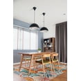 thumbnail image 3 of Linon Outdoor Washable Area Rug Collection, Ivory and Orange, 7' x 9', 3 of 9
