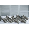 thumbnail image 2 of Ambesonne Grey Throw Pillow Cover 4 Pack, Realistic Vivid Plates, 18", Grey Taupe, 2 of 5