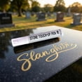 thumbnail image 5 of Stone Repair Paint Pen Strong Coverage For Memorial Inscriptions Lettering Restoration Tool, 5 of 6