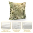 thumbnail image 4 of YINGXI  Eucalyptus Leaves Joyful in Hope Bird Chickadee Throw Pillow Covers,Seasonal Spring Fall Terracotta sage Flowers Cushion Case for Sofa Couch 24x24in, 4 of 5