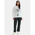 thumbnail image 2 of Disney Nightmare Before Christmas Women's Graphic Print Fleece Jogger Pants, Sizes XXS-XXL, 2 of 5