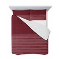 thumbnail image 7 of Quilts Twin-XL Size Bedding Set, Red Striped Lightweight Quilted Comforter, Vintage Stripes Ombre Soft Reversible Bedspread Coverlet with Pillow Covers for All Season, 68" x 98", 7 of 7