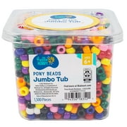 Hello Hobby Pony Beads Jumbo Tub, Boys and Girls, Child, Ages 6+