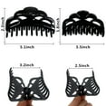 thumbnail image 2 of Piezas de cabello para moño desordenado de capullo de rosa para mujer, extensión de moño para cabello, moño rizado rizado, Scrunchie, negro azabache Natural, 2 of 5
