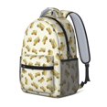 thumbnail image 2 of School Bus and Wheels Beige Pattern Backpack for School, Cute School Bag with Adjustable Shoulder Straps and Padded Back, 15.3"x11"x6.7", 2 of 5