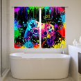 thumbnail image 3 of Video Gamer Blackout Curtains Gamer Curtains for Bedroom Graffiti Gamepad for Gamer Boys Kids Teen Colorful Splashed Ink Cute Game Controller Playroom Living Room Bedroom Window Drapes 1 Pair 26"x36", 3 of 6