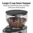 thumbnail image 6 of Hamilton Beach Electric Burr Coffee Grinder, 14 Cups, 18 Grind Settings, Stainless Steel, 6 of 9