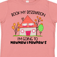 thumbnail image 4 of Inktastic Book My Reservation I'm Going to Mawmaw and Pawpaw's House Boys or Girls Toddler T-Shirt, 4 of 5