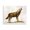 Rustic Forest Wolf, variant on Stupell Industries Farmhouse Forest Pattern Deer Canvas Art, 20 x 16, by Amber Sterling