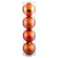 thumbnail image 2 of Vickerman 4.75" Champagne 4-Finish Ball Ornament Assortment, 4 per Box, 2 of 7