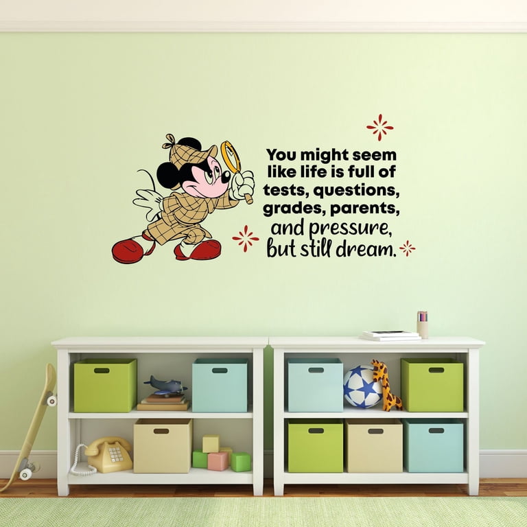 Autocollant Mural Citation Vinyle 'It's All Fun And Games' Tarzan - Référence B86 - Neuf