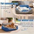 thumbnail image 4 of Opulent Oversized Pet Sofa Bed, Jumbo High-Back Plush Cushion, Removable Washable Cover, Non-Slip Base, All-Season for Dogs Cats Up to 99lbs, 4 of 13